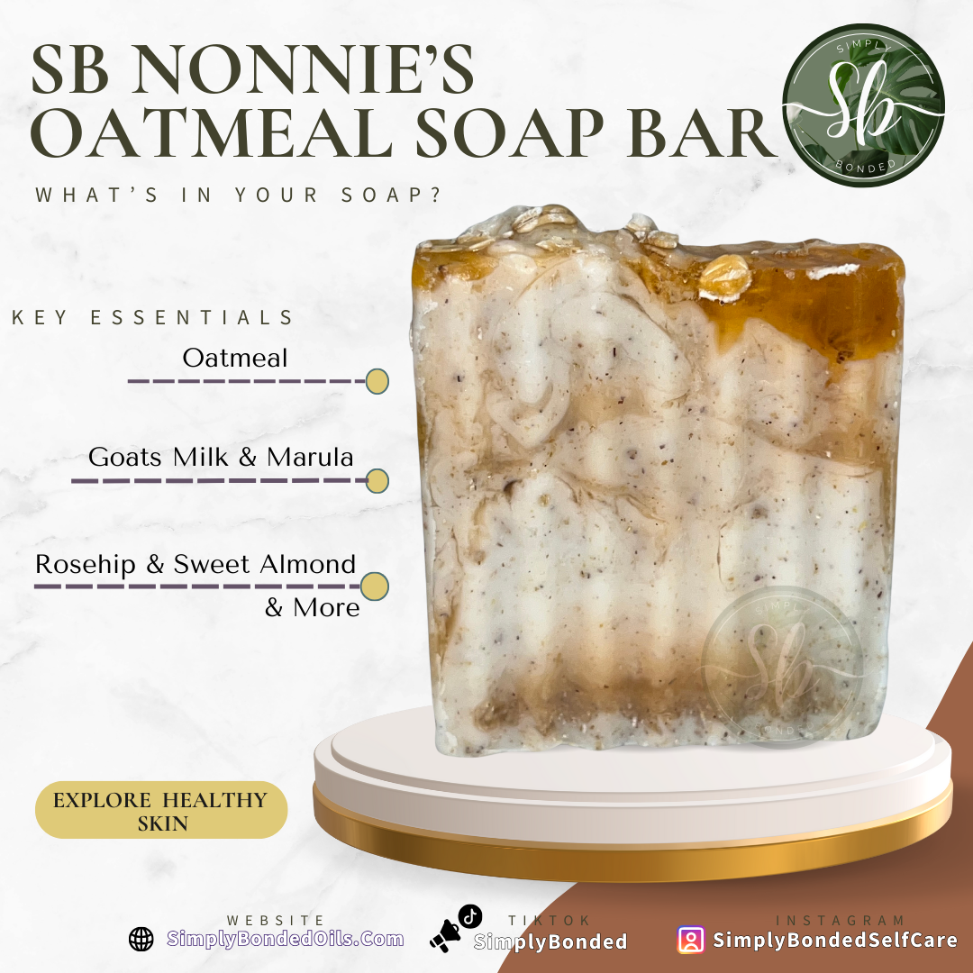 Nonnies Oatmeal Deluxe Soap Bar Sponsored by Simply Bonded