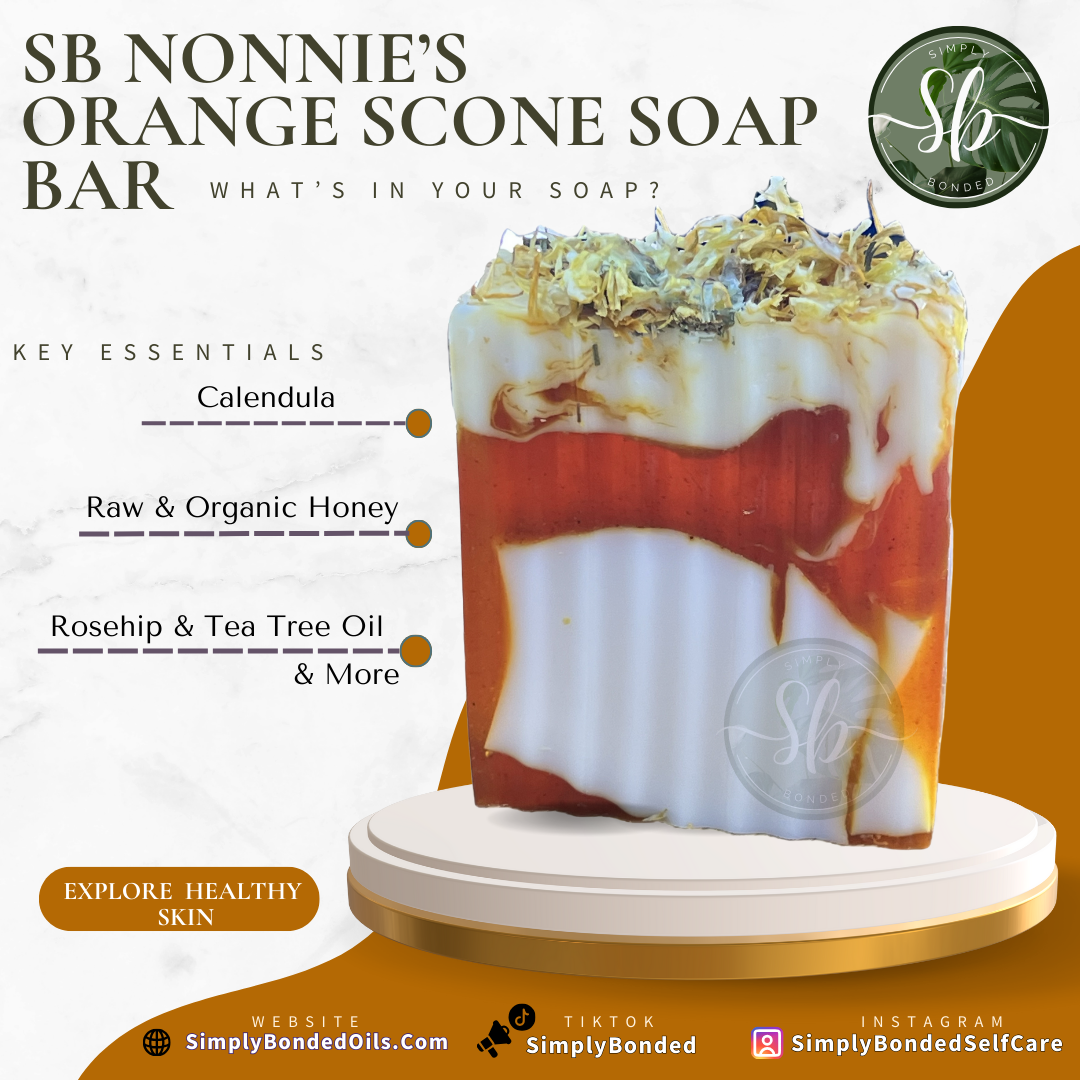 Nonnies Orange Scone Soap Bar Sponsored by Simply Bonded